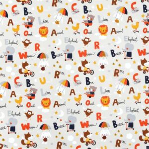 Alphabet Cretonne 160cm