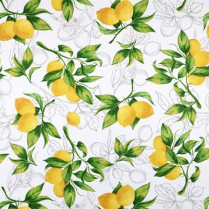 Citron Panama Weaved Canvas 160cm